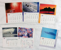 Contexto Fotoarquivo:<br />Desktop calendars and post cards.