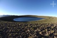 Landscape, lagoon, on the Altiplano (Puna) of the province of Jujuy, Argentina