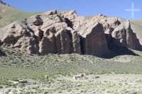 Landscape of the Altiplano (Puna) of the province of Jujuy, Argentina