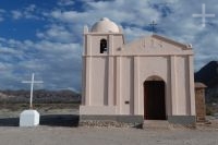 The old church in the town of Angastaco, in the Calchaquí valley, province of Salta, Argentina