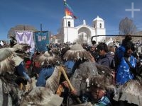 Festivity for the virgin of the 'pueblo' of Casabindo, on the Altiplano of the province of Jujuy, Argentina