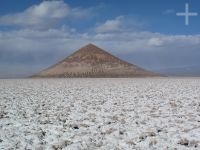 The Arita Cone, on the Arizaro salt flat, Altiplano of Salta, Argentina