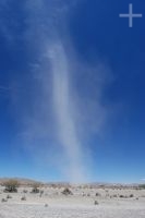 Dust devil, on the Andean Altiplano, province of Jujuy, Argentina