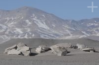 The pumice rock field of El Peñón, on the Altiplano (Puna) of Catamarca, Argentina