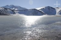 The "Quebrada del Agua" lagoon, near the Socompa pass and volcano (Argentina-Chile border), province of Salta, Argentina