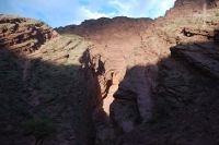 Rock formation in the 'Quebrada de Cafayate' valley, Argentina