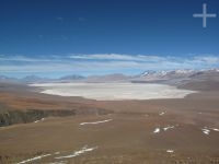 A salt flat, on the Altiplano (Puna) of Salta, Argentina