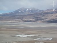 The Antofalla salt flat, on the Altiplano of Catamarca, Argentina