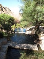 The 'Fiambala' hot springs, province of Catamarca, Argentina