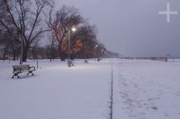 The Beaches neighborhood, winter, Toronto, Ontario, Canada