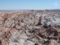 El Valle de la Luna, en el Desierto de Atacama, Chile