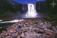 Waterfall in the Gran Sabana, Venezuela