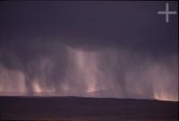 Rain on the Andean Altiplano (high plateau), summer (February), the Andes Cordillera