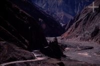 Camino para la aldea de Iruya, provincia de Salta, Argentina, Cordillera de los Andes