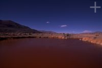 Lagoon on the Andean Altiplano (Puna, high plateau), Argentina, the Andes Cordillera