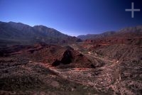 Scenery in the Cuesta de Miranda mountains, La Rioja, Argentina, the Andes Cordillera