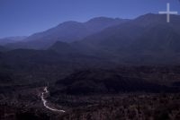 Scenery in the Cuesta de Miranda mountains, La Rioja, Argentina, the Andes Cordillera