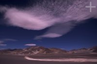 Volcanoes, clouds, Argentina, on the Andean Altiplano (Puna, high plateau), the Andes Cordillera