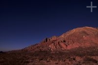 Landscape with sedimentary rocks, Argentina, on the Andean Altiplano (Puna, high plateau), the Andes Cordillera