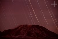 Essay: INFINITE INSTANTS. Long night-time exposure. Miscanti volcano, Chile