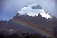 Rainbow, near the Fitzroy peak, Patagonia, Argentina