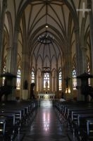 Inside the São Pedro de Alcântara Cathedral, Petropolis, RJ, Brazil