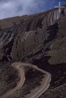 Road on the Andean Altiplano (Puna, high plateau), Argentina, the Andes Cordillera