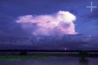 Cumulus nimbus cloud, São Francisco river, MG, Brazil