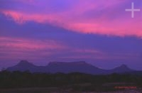 Sunset, tepuis, Gran Sabana, Venezuela