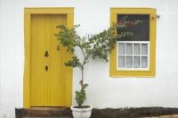 House in the colonial style, Tiradentes, Minas Gerais state, Brazil