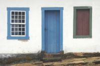 House in the colonial style, Tiradentes, Minas Gerais state, Brazil