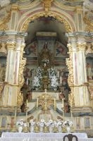 Inside the Irmandade das Mercês church, Tiradentes, Minas Gerais state, Brazil