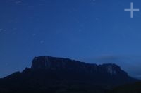 The Kukenan tepui at night, Gran Sabana, south of Venezuela.