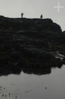 Silhouettes on Mount Roraima, Gran Sabana, south of Venezuela.