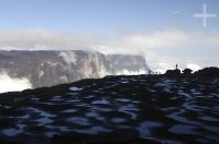 Siluetas en el Monte Roraima, Gran Sabana, sur de la Venezuela.