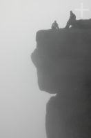 Silhouettes on Mount Roraima, Gran Sabana, south of Venezuela.