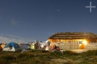 The Rio Tek camp at night. Gran Sabana, south of Venezuela.