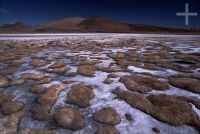 Ice, winter on the Andean Altiplano (high plateau), the Andes Cordillera Ice, winter on the Andean Altiplano (high plateau), the Andes Cordillera