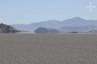 The effects of hot air on the landscape, Salar del Hombre Muerto, Altiplano of Catamarca/Salta, Argentina The effects of hot air on the landscape, Salar del Hombre Muerto, Altiplano of Catamarca/Salta, Argentina