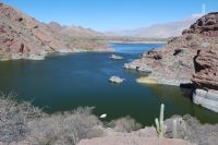 The 'Brealito' Lagoon, in the 'Calchaquí' valley, province of Salta, Argentina The 'Brealito' Lagoon, in the 'Calchaquí' valley, province of Salta, Argentina