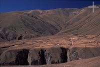 The valley where the village of Iruya is located, Salta, Argentina, the Andes Cordillera The valley where the village of Iruya is located, Salta, Argentina, the Andes Cordillera