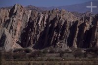 Rocas sedimentarias, Argentina, en el Altiplano (Puna) andino, Cordillera de los Andes Rocas sedimentarias, Argentina, en el Altiplano (Puna) andino, Cordillera de los Andes