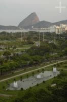 The Sugar Loaf, Paris square in the foreground, Rio de Janeiro, Brazil The Sugar Loaf, Paris square in the foreground, Rio de Janeiro, Brazil