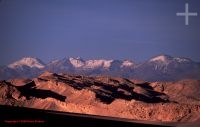 The Valley of the Moon, Atacama desert, Chile, the Andes Cordillera The Valley of the Moon, Atacama desert, Chile, the Andes Cordillera