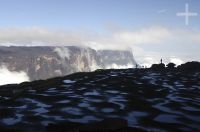 Silhouettes on Mount Roraima, Gran Sabana, south of Venezuela. Silhouettes on Mount Roraima, Gran Sabana, south of Venezuela.