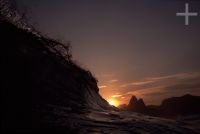 Sunset and wave, Rio de Janeiro, Brazil Sunset and wave, Rio de Janeiro, Brazil